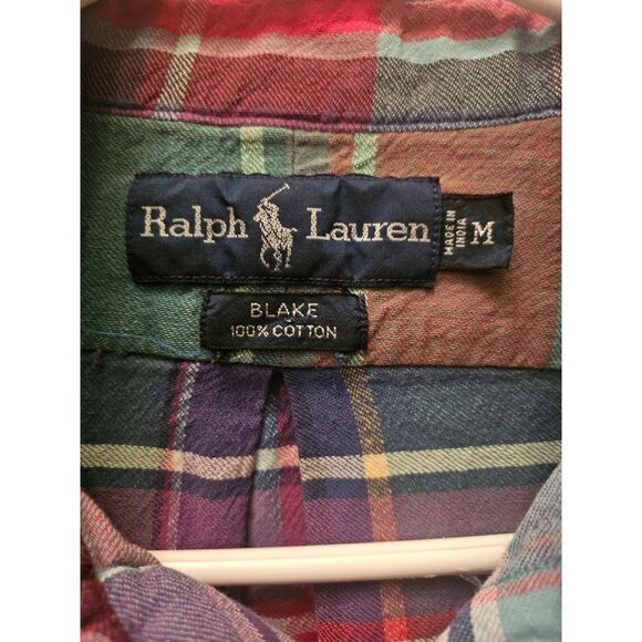 Ralph Lauren Other - Ralph Lauren Blake Shirt Mens M Teal‎ Purple Long Sleeve Colorful Pony Preppy